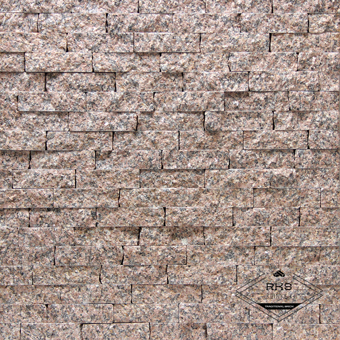 Фасадный камень Полоса - Гранит Жельтау Красный в Курске